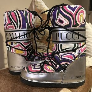Authentic EMILIO PUCCI Fall Winter Snow Boots